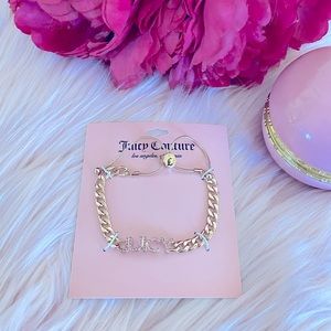 ON HOLD*******************Juicy Couture Rhinestone Bling Logo Bracelet